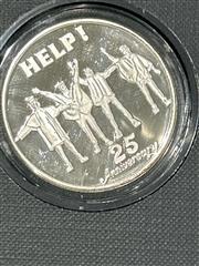 1991 Beatles Help! 25th Anniversary 1oz .999 Silver Round #232/10,000 – Apple Co